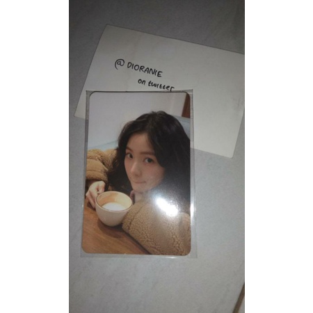 Photocard Irene Latte by dioranie