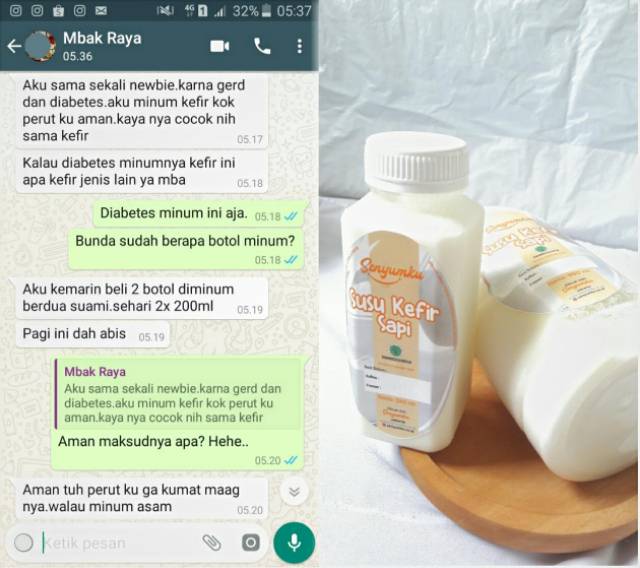 Susu Kefir Kambing 48 Jam Fermentasi Prima Halal Mui Etawa Shopee Indonesia