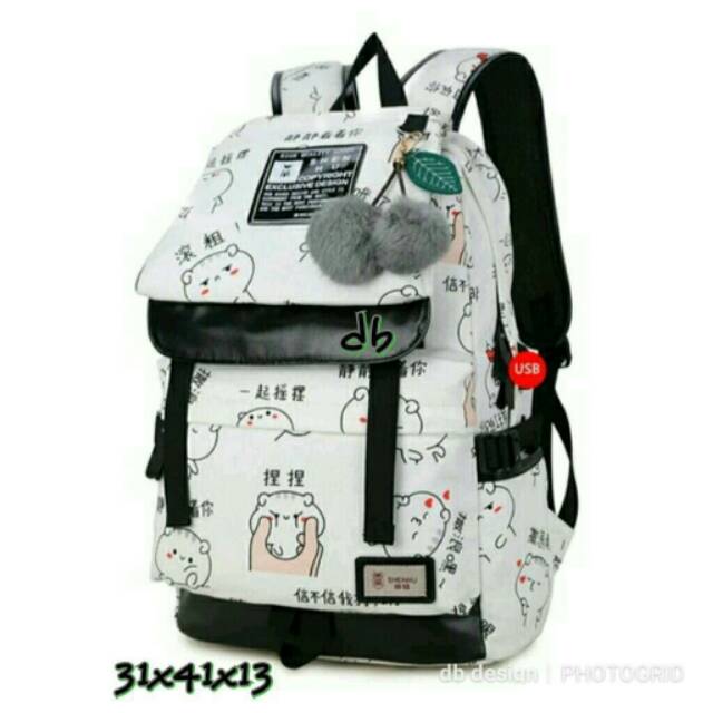 Backpack termurah/terlaris/Tas ransel jepang animasi