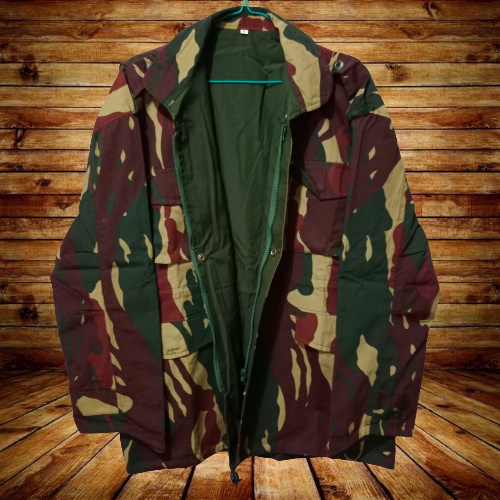 BIG SIZE S-XXXXL Jaket Army Semi Parka Army Loreng Kopassus Bolak Balik Murah Berkualitas
