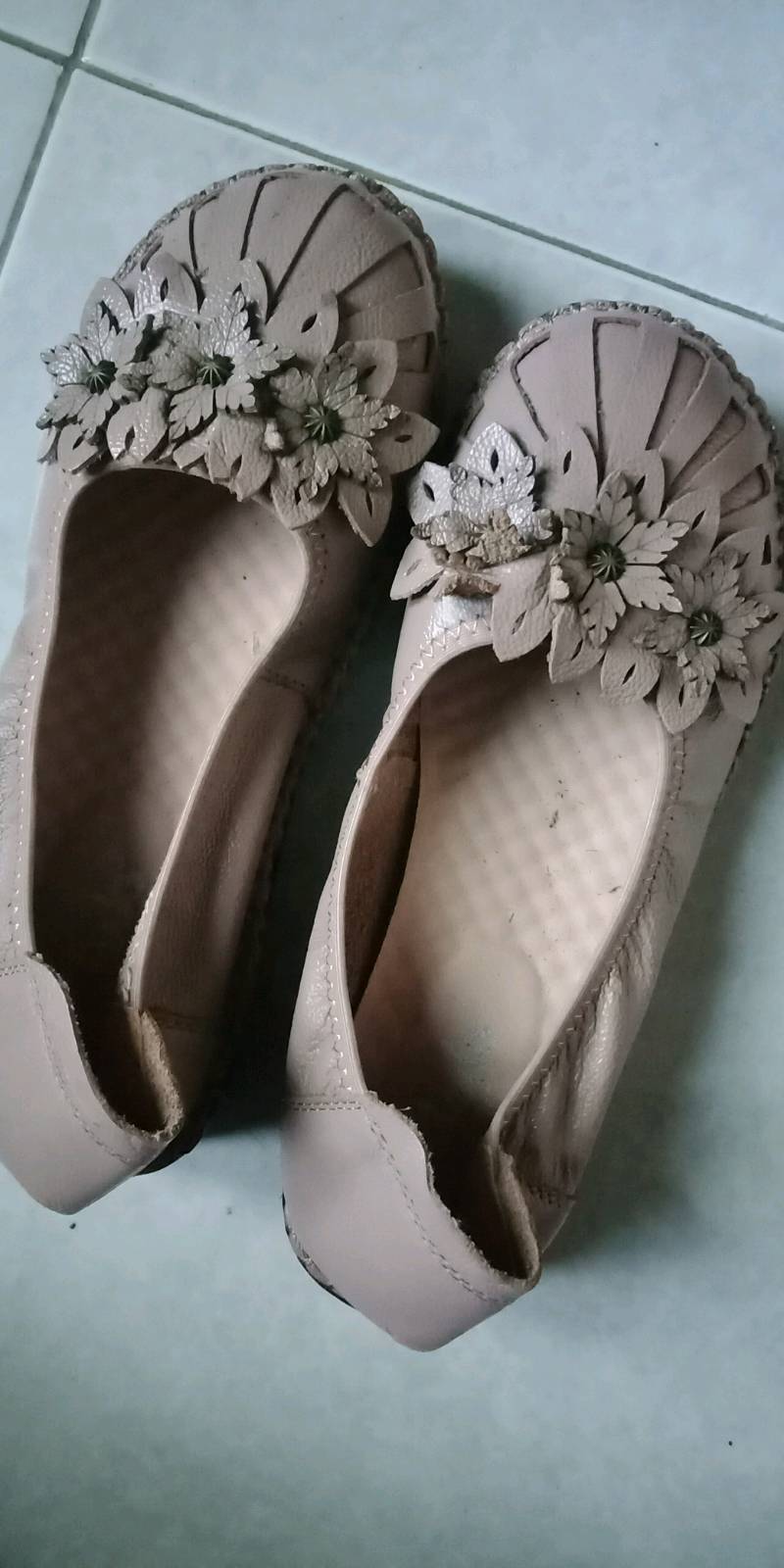 Clarks Kd996 Genuine Leather Sepatu Flat Wanita