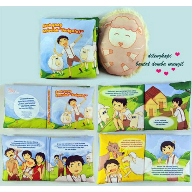 Softbook - buku bantal - Anak yg berteriak serigala