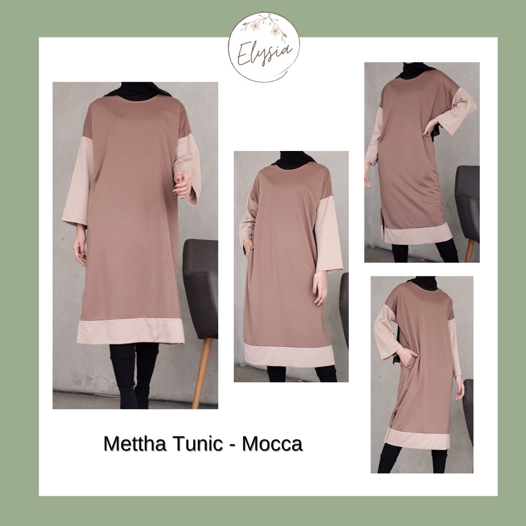 Mettha Mix Colour Tunic - Atasan Wanita Tunik