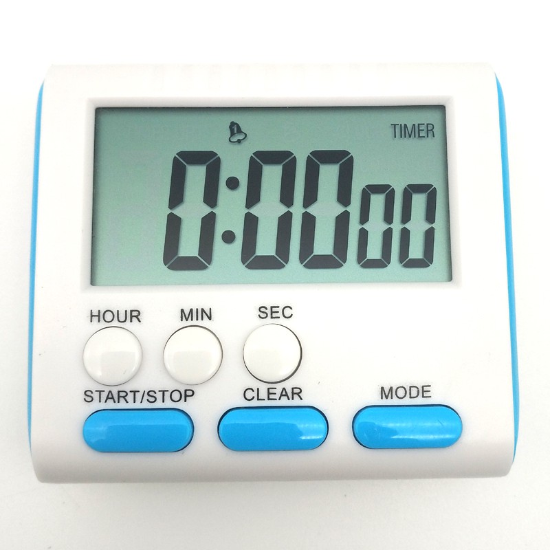 Timer Masak Dapur Magnetic Stand Kitchen Countdown Clock Alarm LCD