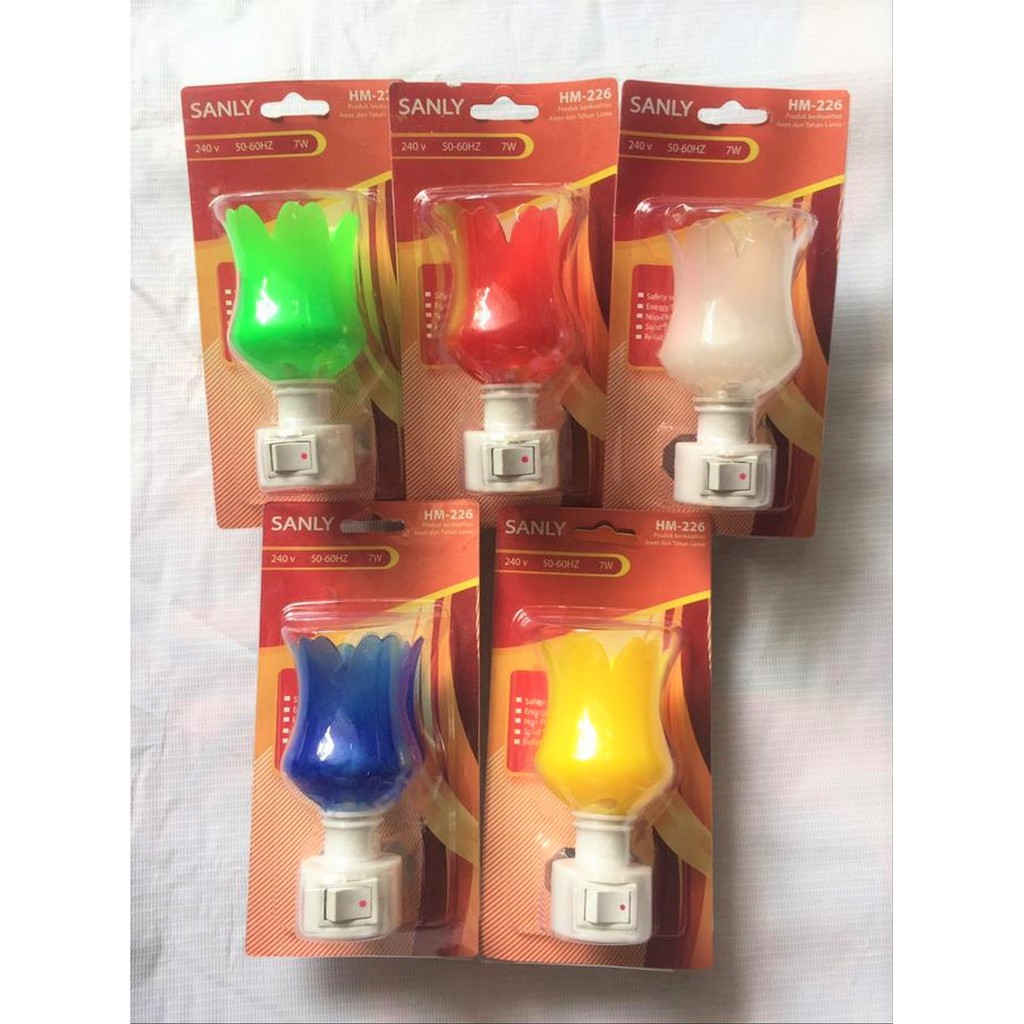 Lampu Tidur Sanly Mini Lamp hemat energi Lampu Tidur Murah Ekonomis 5 Watt Lampu Hias Lampu dekorasi