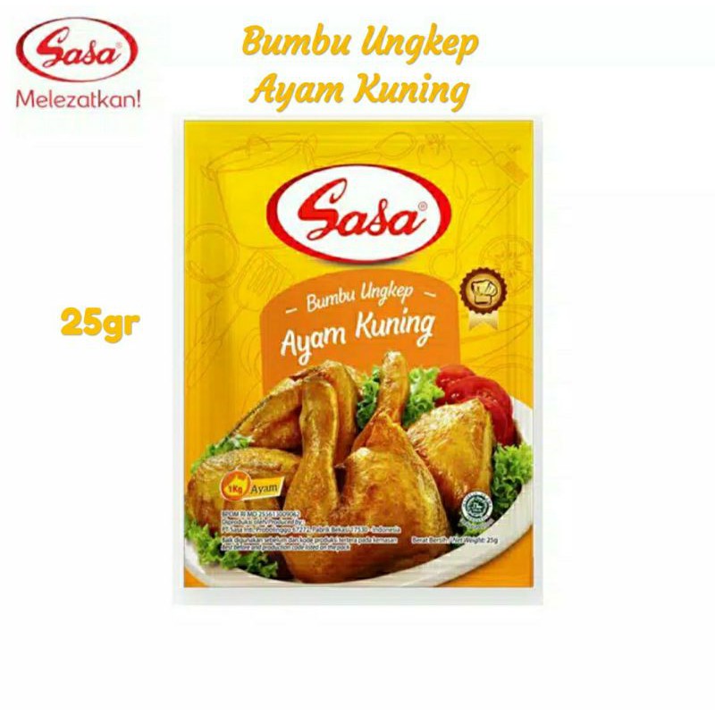 Sasa Bumbu Ungkep Ayam Kuning / Bumbu Racik / Tepung Bumbu / Bumbu Instant