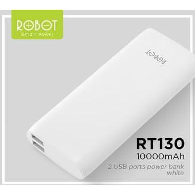 Powerbank ROBOT RT130 10000mAh Original PB Power bank 10000 mAh