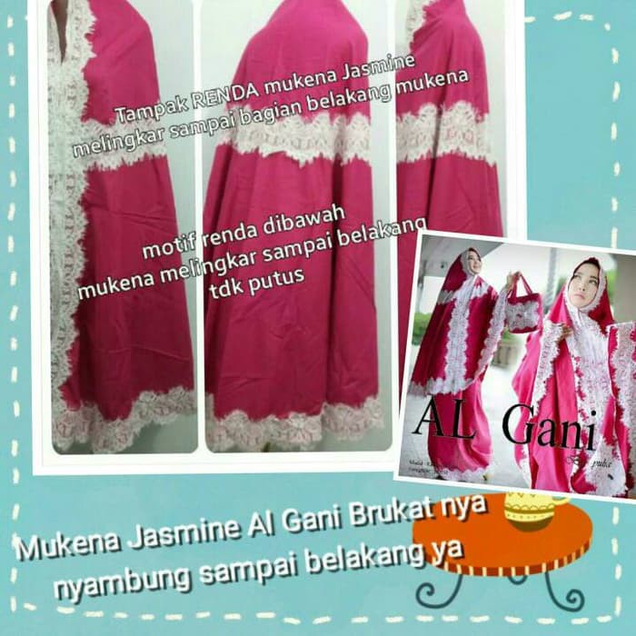 Promo !!! Azurra Shop Mukena Muzdalifah / Yasmin Al Gani Mekena Dewasa Fashion Muslim Murah