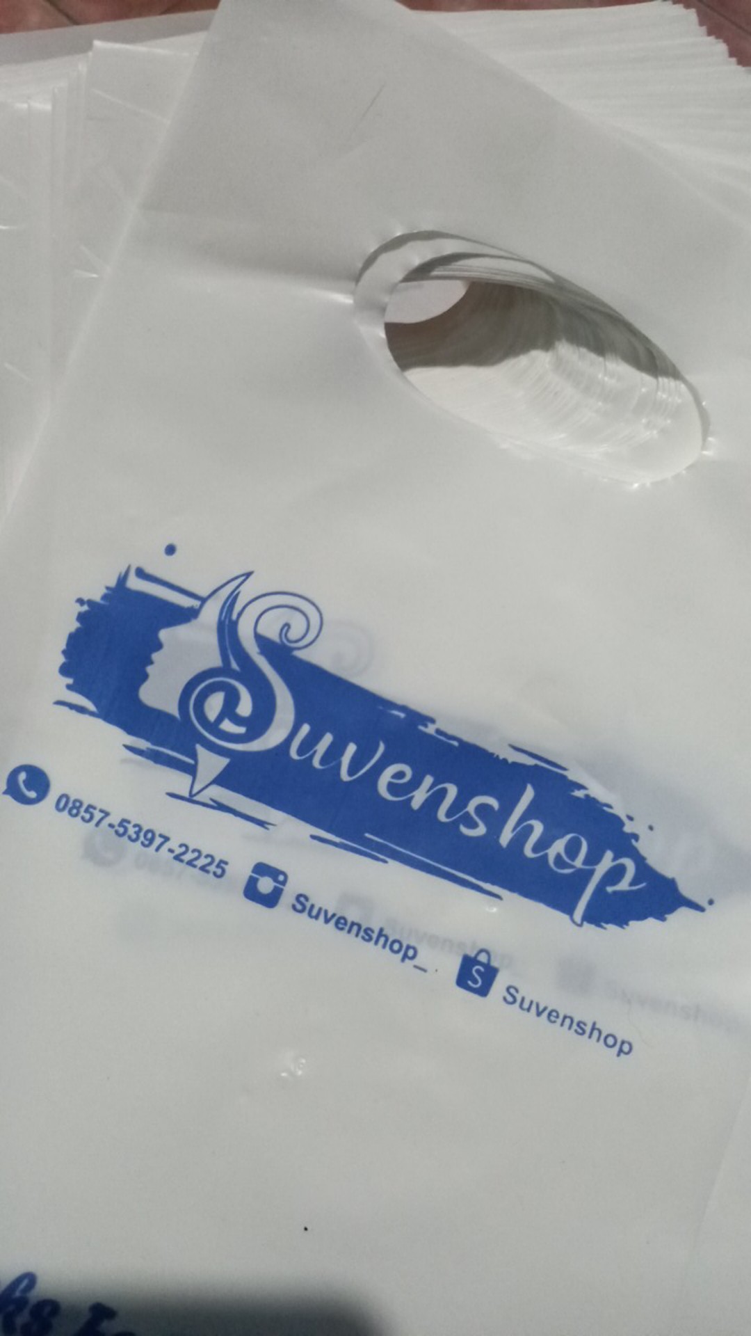 Sablon Plastik Plong Hd 15x22 Isi 100pcs