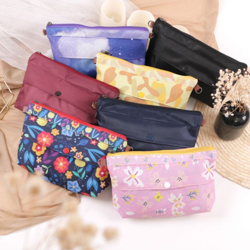 Tas Slempang/Pouch Wanita/Pria New Normal 5 in 1