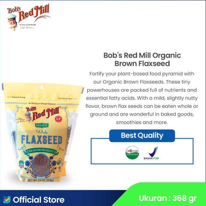 

Bob's Red Mill Organic Brown Flaxseed 368 gr