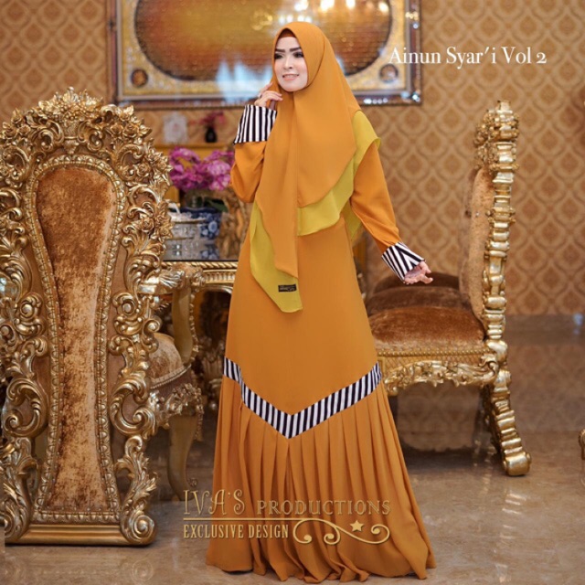 Ainun original, ainun ivas, ivas original, gamis branded