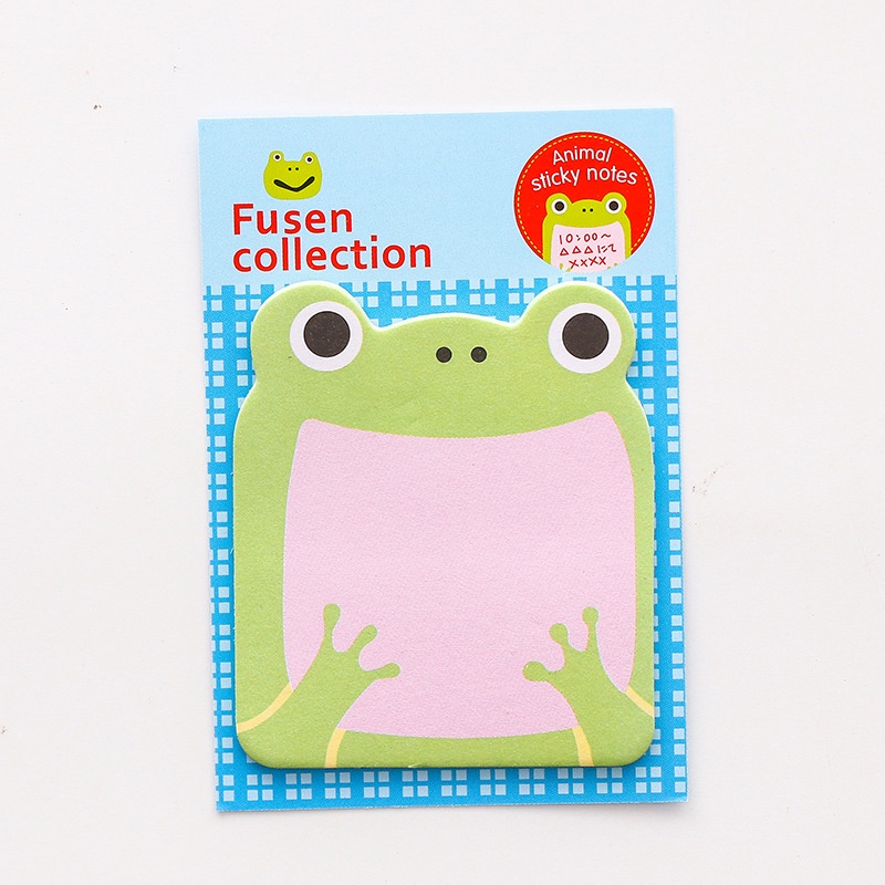 Imoda Kawaii Animals 20 Post-It Notes Waktu Merekam Post-It Notes Catatan Pelajar/Kantor -PD