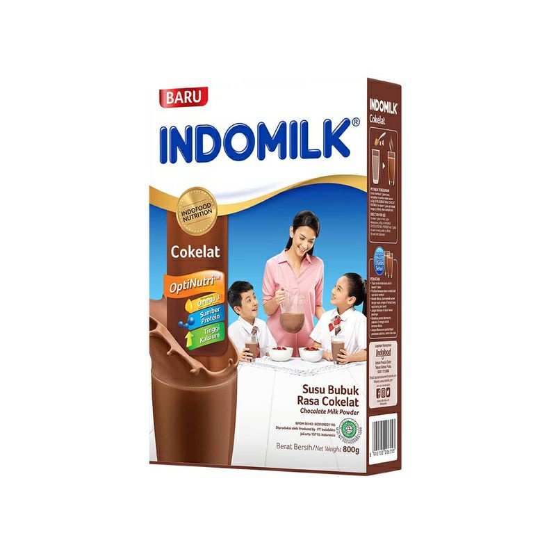 

SUSU BUBUK INDOMILK RASA COKELAT 800 GRAM.