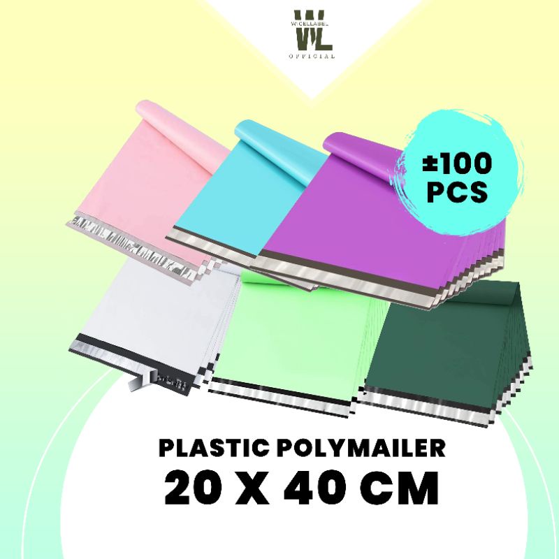 

ISI100 (20x40cm) PLASTIK POLYMAILER POLIMER PLASTIK PACKING ONLINESHOP