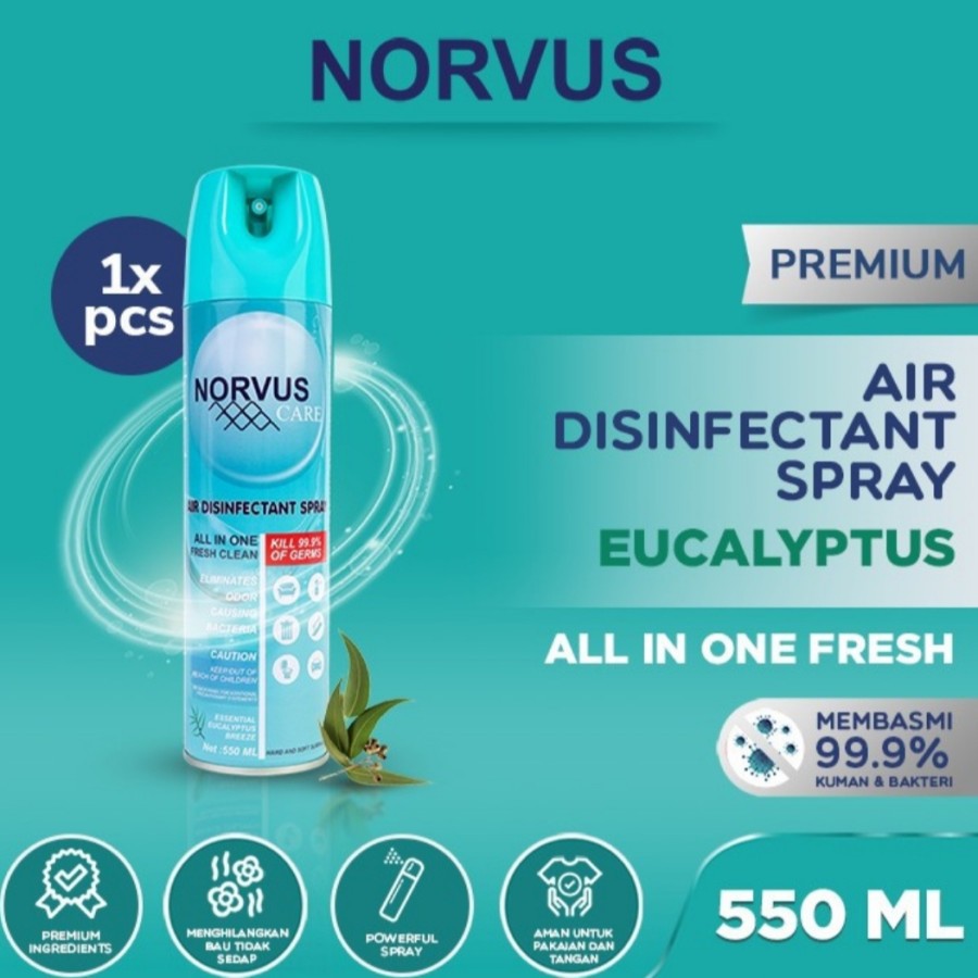 NORVUS CARE DISINFECTANT SPRAY 550 ML ANTIVIRUS