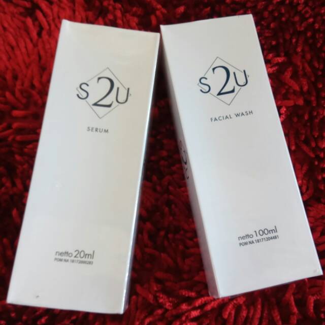 S2U facial Wash and serum
