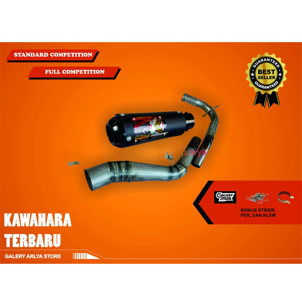 Knalpot racing kawahara mio j-mio m3-mio soul gt-mio z terbaru original