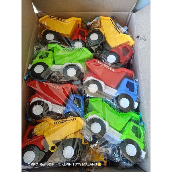 AK 96 HEAVY TRUCK DUMP + SAND TOYS ( OPP ) / MAINAN DUMP TRUK PASIR PLUS ALAT MAINAN PASIR