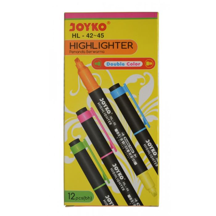 

Joyko Highlighter HL - 42-45 Double Color / Penanda