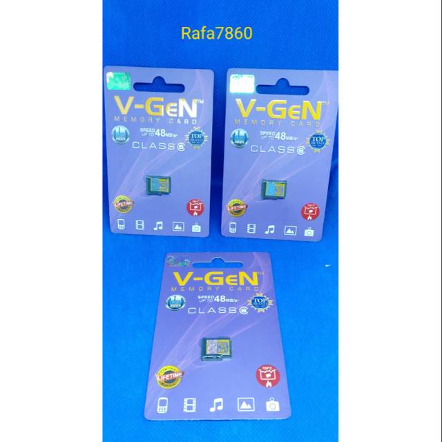MICRO SD VGEN 8gb Class 6