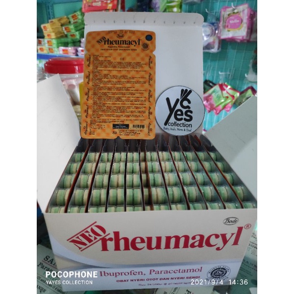 Neo Rheumacyl Neuro 20 pcs - 10 Pcs Tablet Remasil Ibuprofen Paracetamol Nyeri Kebas Kesemutan Kram Otot Sendi