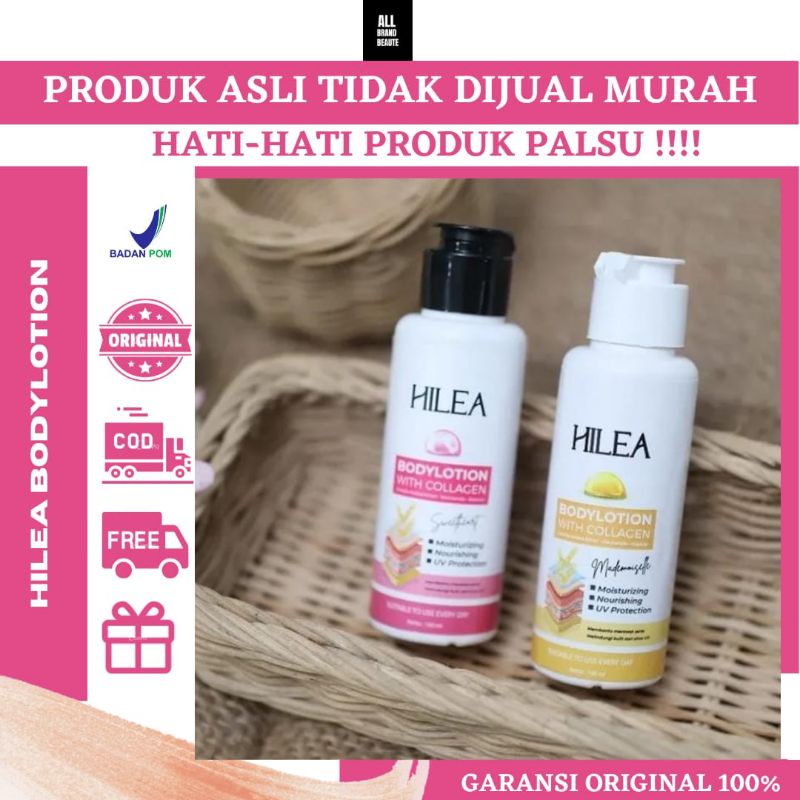 (Free Hadiah) HILEA BODY LOTION PEMUTIH/HILEA BODY LOTION WITH COLLAGEN