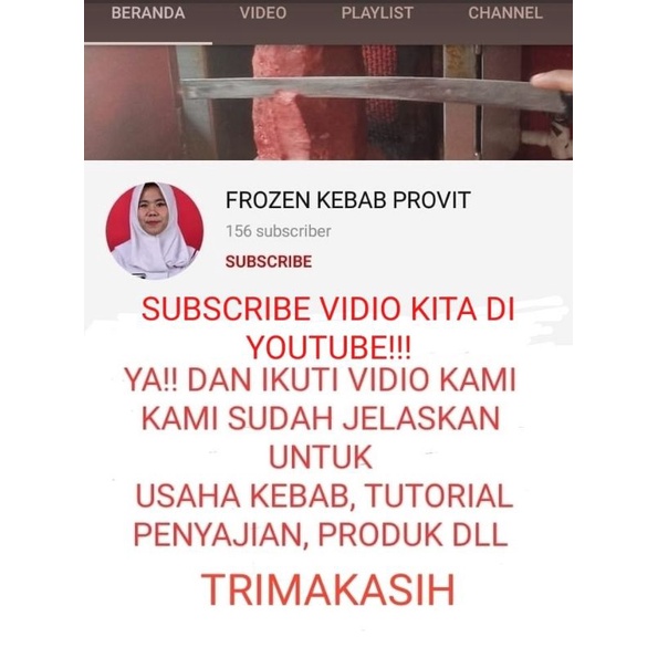 subscribe ya chanelnya Frozen kebab provit