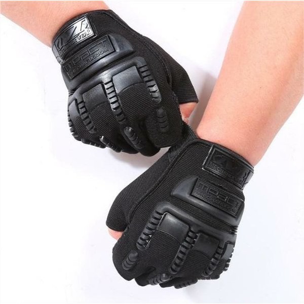 [PROMO] Sarung Tangan Motor Sepeda Glove Airsoft Tactical Mechanix Military Off Road M-Pact Covert