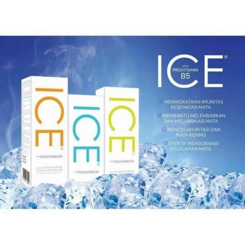 cairan ice 60ml /cairan soflens ice kecil 60ml