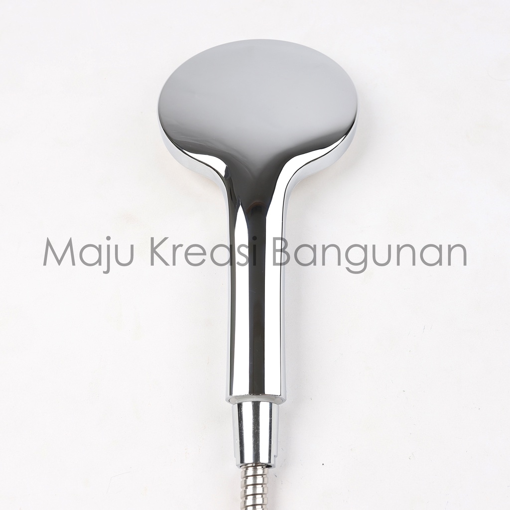 Hand Shower SKL HS 9957 Chrome Kamar Mandi Kepala Besar Bulat Toilet WC Selang Fleksibel