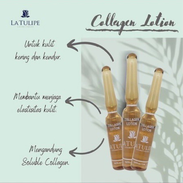 La Tulipe Collagen Lotion ( ISI 6 AMPUL @ 2 ML )