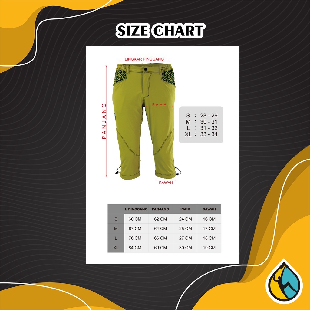 Celana Outdoor Gunung ringan dan nyaman Climbing Pants Series Hexagon