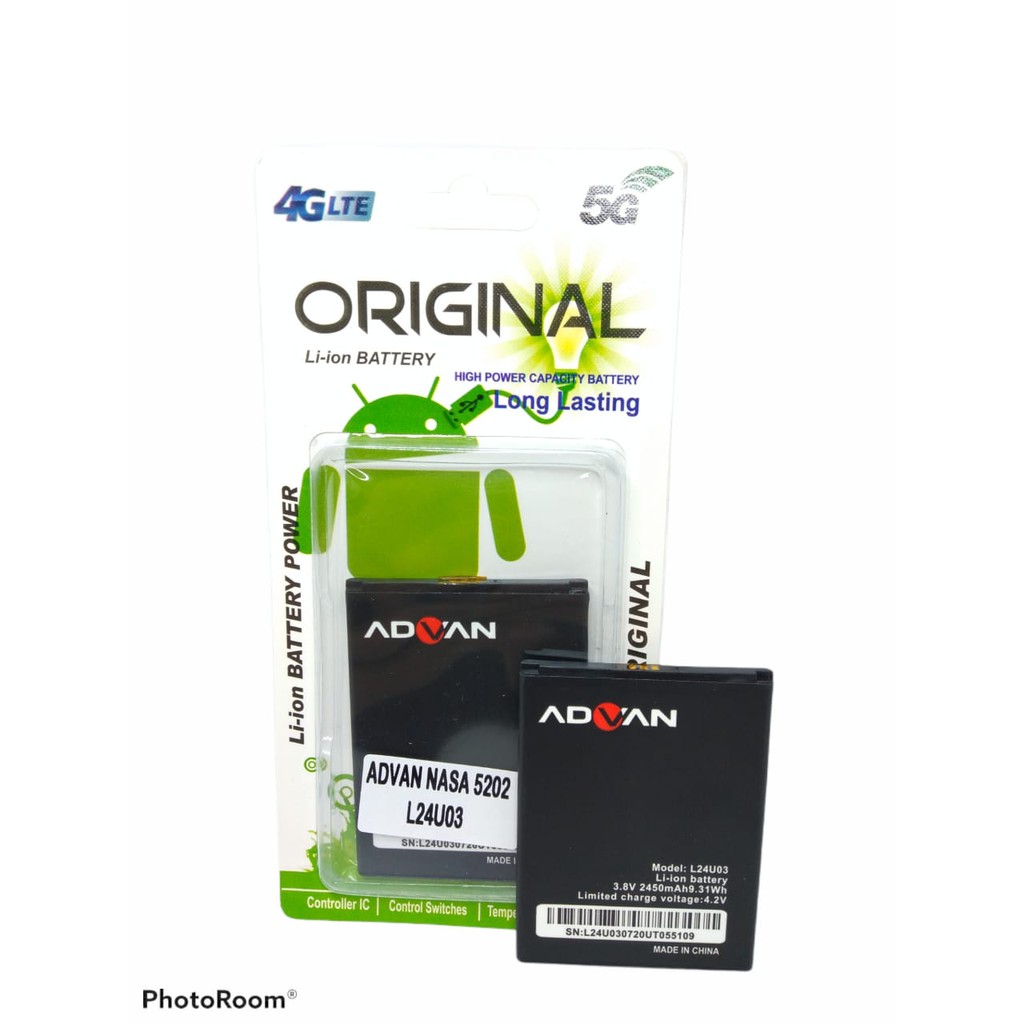 BATERAI ADVAN NASA  5202 L24U03 BATERAI ORIGINAL ADVAN NASA L24U03
