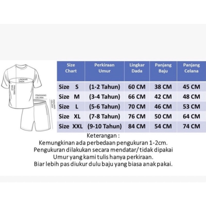 BAJU PIYAMA ANAK UNISEX BALITA KAOS RUMAHAN 7THN SETELAN CELANA PANJANG MOTIF CARTOON NEW COLLECTION