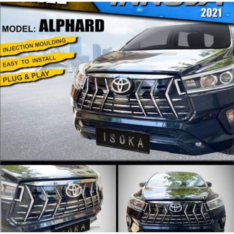 Grill Innova reborn model Alphard