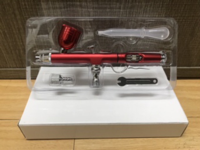 sparepart alat facial oxygen spray oxyspray gun air brush make up Merah