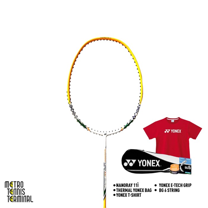 Yonex Nanoray 11i Bundle (Paket Raket Badminton)