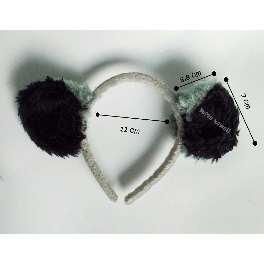 Bando character ears animal koala bear cute beruang cosplay gils kawaii zoo safari costume furry fluffy