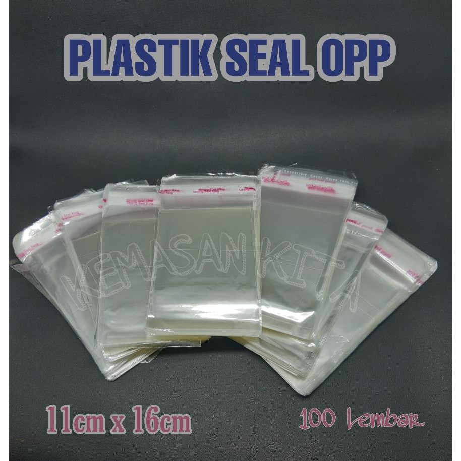 

PLASTIK OPP 11X16 CM LEM PEREKAT KEMASAN SNACK AKSESORIS SOUVENIR BAJU