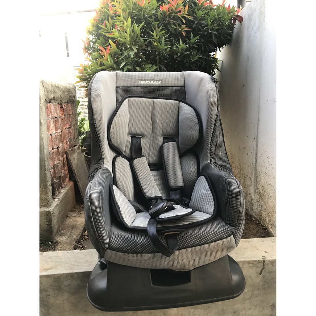 Preloved Second Bekas Baby Car Seat Tempat Duduk Bayi Babydoes CH 875 Warna Grey