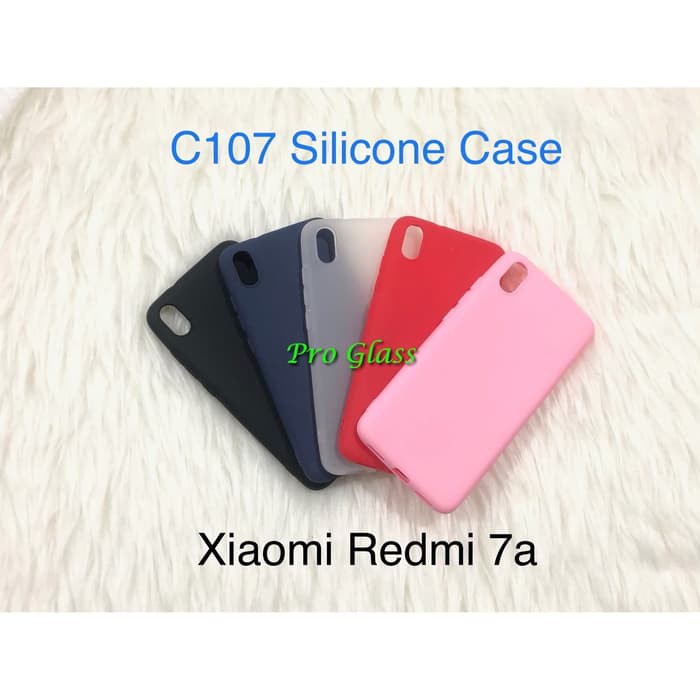 C107 Xiaomi Redmi 7A Colourful Ultrathin Silicone Case / Matte Thin