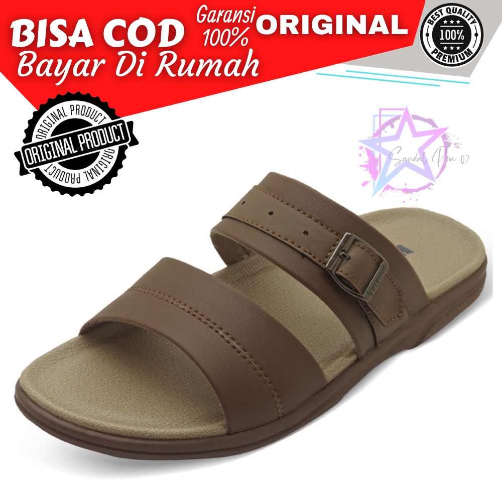 □❍Sandal Kulit Homyped F-ONE 02 - Sandal Slop Pria - Sandal Selop Pria New Product - Sandal Casual -