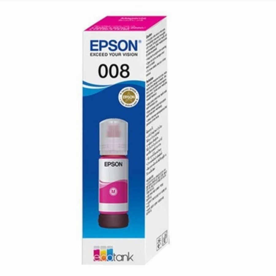 TINTA EPSON 008 COLOR CYAN MAGENTA YELLOW ORIGINAL