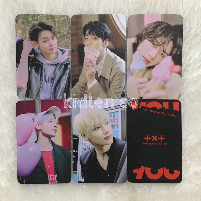 [MIN 3] TCCF FREEZE ♡ txt unofficial premium pc photocard 310 gsm 2 sisi ♡ the chaos chapter world boy you magazine ♡ Yeonjun Soobin Beomgyu Taehyun Hueningkai dupe