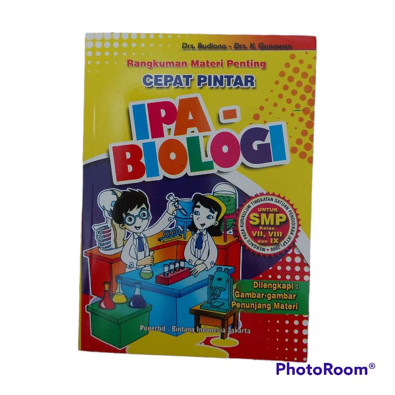 Buku Rangkuman Materi Penting IPA - BIOLOGI Untuk SMP (BI)