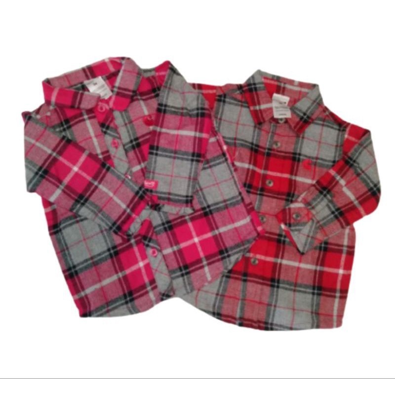 KEMEJA BABY BOY AND BABY GIRL CARHATT/BAJU BRANDED