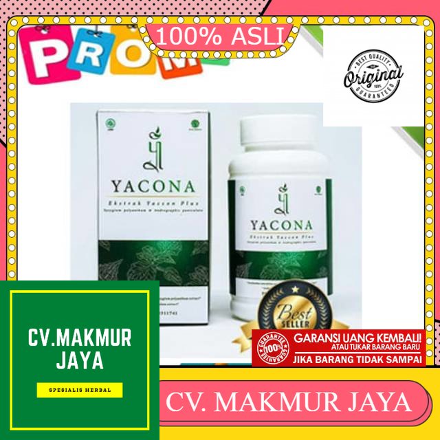 100% ORIGINAL YACONA ® YACONA ORIGINAL | YACONA ASLI | OBAT KENCING MANIS ALAMI | OBAT DIABETES HERB