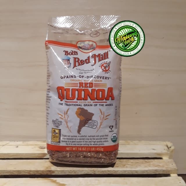

Bob red mill organik whole grain red quinoa 453 gram