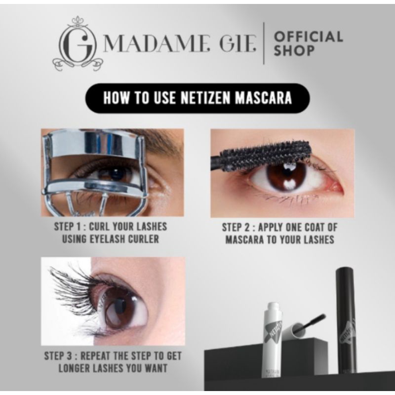 Madame Gie Mascara Netizen - Mascara Waterproof